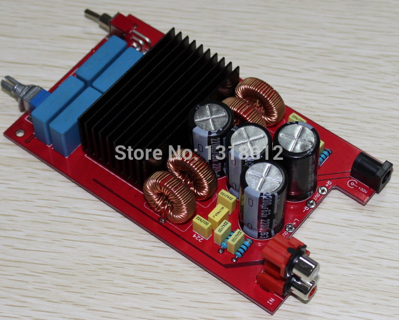 Купить 2 * 100Вт dc32v 140 * 83 мм tda7498 класса d аудио усилитель ...