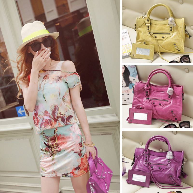 Free shipping Genuine leather Women s Brand Handbags Lady Top Motorcycle Summer Tote Shoulder Bag Mini
