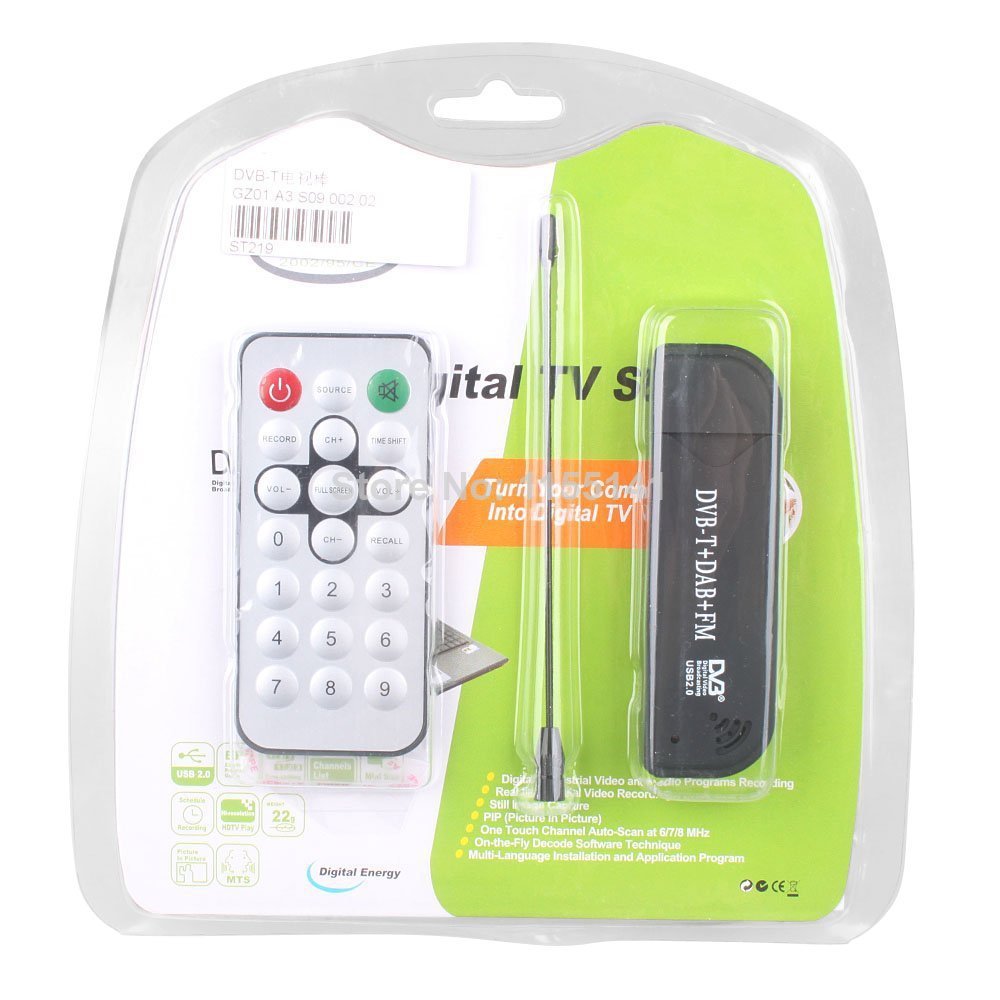 Купить RTL-sdr / fm + dab / dvb-t usb 2.0 мини цифровой ТВ палку dvbt ...