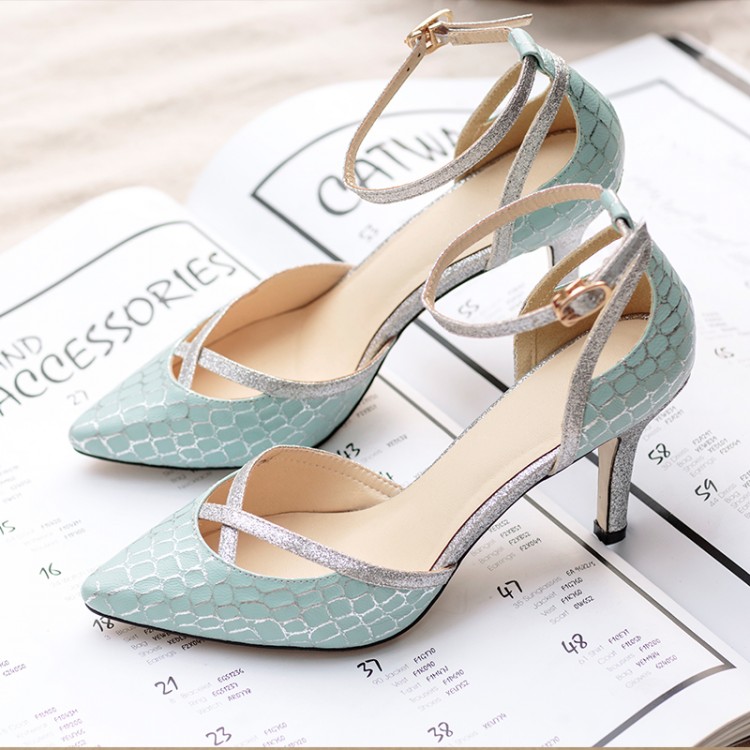 New arrival genuine leather women s shoes small pointed toe wine glass high fashion elegant ol