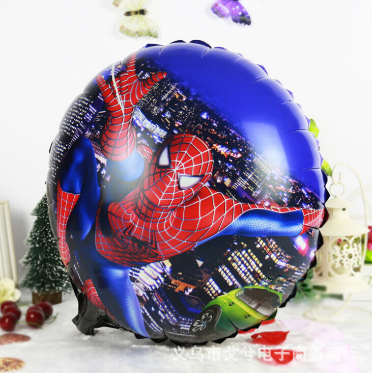 Купить 10pcs/lot 18 «spider man шары мальчика ребенка с днем рождения ...