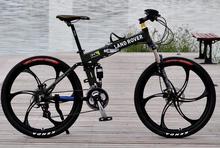 Free shipping Hot selling 21 high speed 26 inches with double disc brake high carbon steel wheel Mountain bike 232(2)