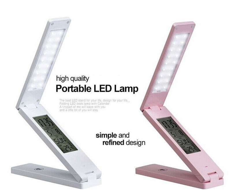 Lampe De Bureau A Leds Et Horloge