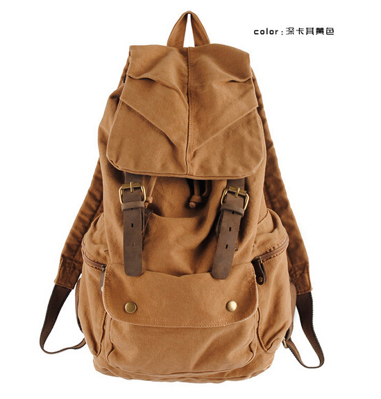 New 2015 European American casual backpack Vintage big school bags for teenagers Hiking men travel bags