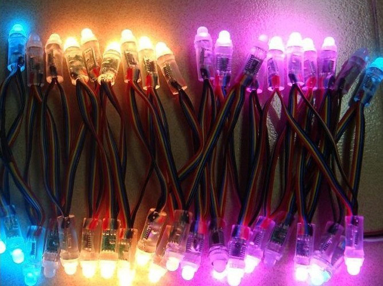 Купить Светодиодные пиксель света 12 мм dc 5v цветной адресно lpd6803 ...