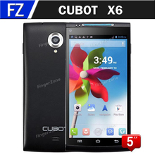In Stock Cubot X6 5″ IPS OGS MTK6592 Octa Core Android 4.2.2 3G Unlocked GPS Mobile Phone 1GB RAM 16GB ROM 13MP CAM WCDMA