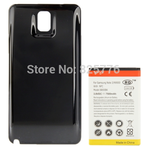 New Arrival 7500mAh Replacement Mobile Phone Battery with NFC Cover Back Door for Samsung Galaxy Note