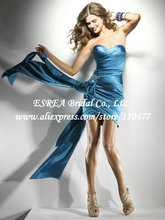 New Arrival Colorful Pleated Sheath Mini Short Prom Dress to Party Yellow Sexy Open Back JR615