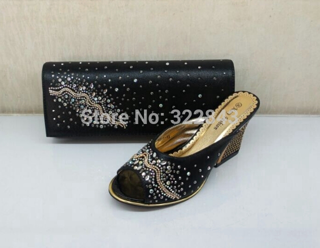 2014 Modern Italian Matching Shoes and Bags Italian Shoes and Bag Set Clutches and Purses