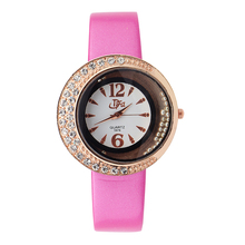 Ms wholesale jewelry girl dress quartz watches 2014 promotional watches leather relogio free shipping 