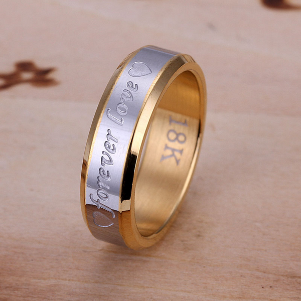 fashion Promotion 18K gold Plated Ring Eternal love Ring 925 silver ring fashion jewelry Forever Love