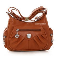 New 2014 fashion women leather handbag women’s messenger bag vintage cross-body shoulder bag lady totes Free shipping LY395
