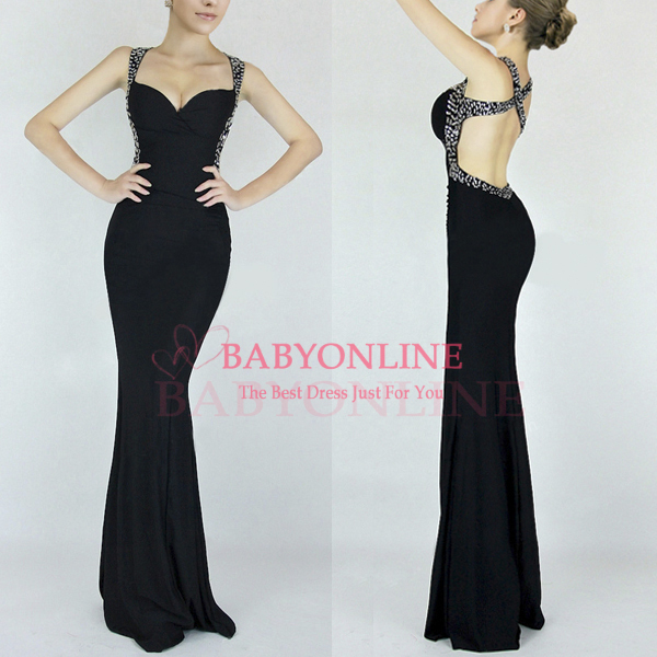 Fast Ship Cheap New 2014 Sexy Backless Mermaid Evening Dress ...