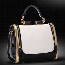Collision color fashion lady shoulder bag New 2014 England retro wave packet Messenger bag woman vintage tote handbag LY409