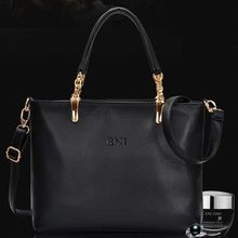 Casual leather handbag 2014 Big European and American handbag the bill of women shoulder slope across messenger bag LY410