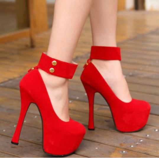2014 Spring Summer brand New arrive pumps women s Sexy high heeled shoes chunky heel ultra