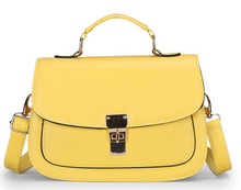 2014 Hot New Style Fashion Women’s Handbag charms candy colour bags shoulder bags messenger bag print PU leather Bags B030
