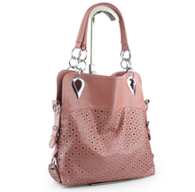 2014 Hot New Style Fashion Women’s Handbag charms hollow out Tote Bags shoulder bags PU leather messenger Bags large bags B040