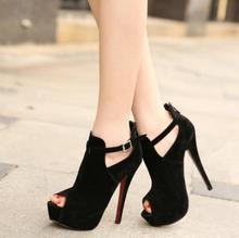 2014 Spring Summer brand New arrive pumps women’s Sexy high-heeled shoes sexy Sweet fish mouth ultra high high-heeled TH014
