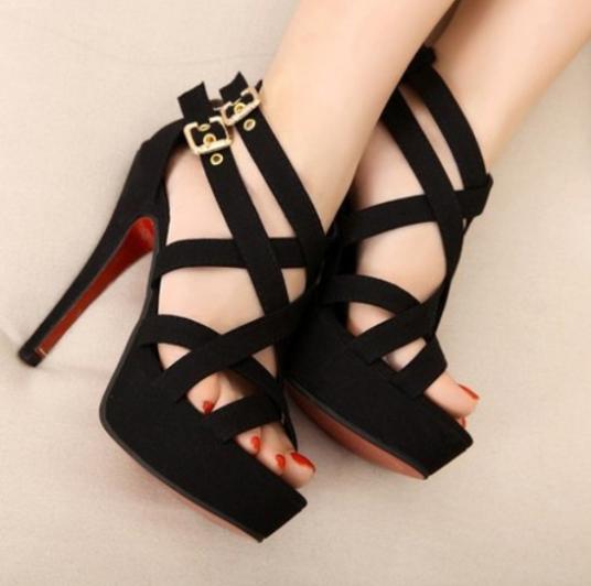 2014 Spring Summer brand New arrive pumps women s Sexy high heeled shoes sexy fish mouth