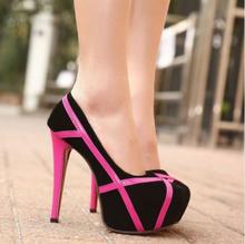 2014 Spring Summer brand New arrive pumps women’s Sexy high-heeled thin heel ultra high high-heeled sandal wedding shoes TH189
