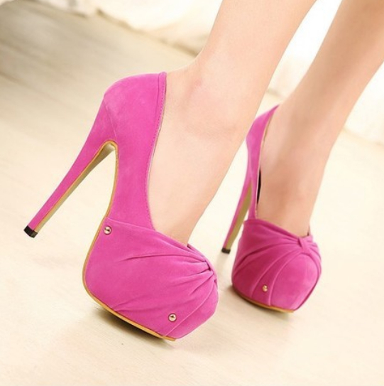 2014 Spring Summer New arrive pumps women s Sexy high heeled charms rivet thin heels ultra