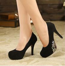 2014 Summer New arrive pumps women’s Sexy high-heeled charms sequined rose flower thin heels high high-heeled shoes sandal TH087