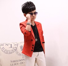 2015 new children s spring casual suits boys jackets wholesale Korean style long sleeve blazers C189