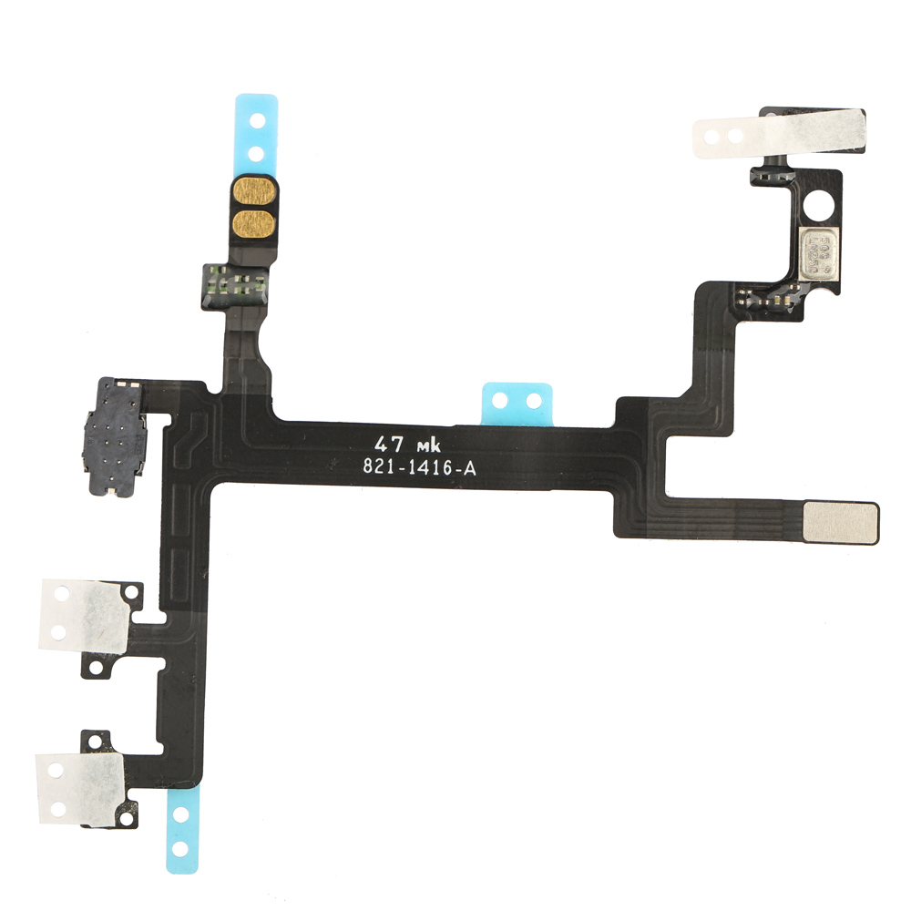 High Quality Power ON OFF Volume Vibration Circuit Flex Ribbon Replacement for iPhone 5 TH88