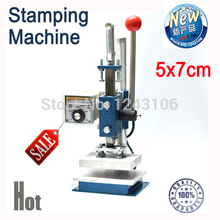 57 Manual Stamping Machine leather printer Creasing machine hot foil stamping machine marking press embossing machine