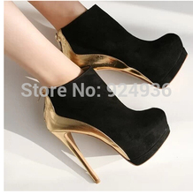 Free shipping New Arrive Ankle Boots Women Fashion Short Boot Winter Footwear High Heel Shoes Sexy Snow Warm Mixed Colors