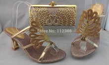 Wedding Dress shoe and matching bag set with free shipping by DHL , shoe and bag wholesale