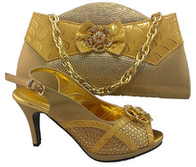Free Shipping Hot Sale Fashion Ltaly Design Shoes And Matching Bags High Quality shoe and bag
