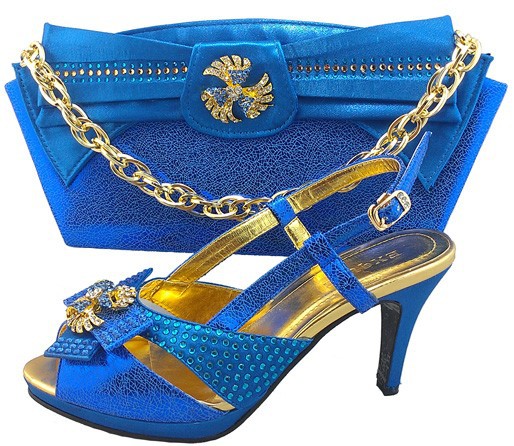 Free shipping by DHL 2014 new arrival lady shoe and matching bag with wholesale price