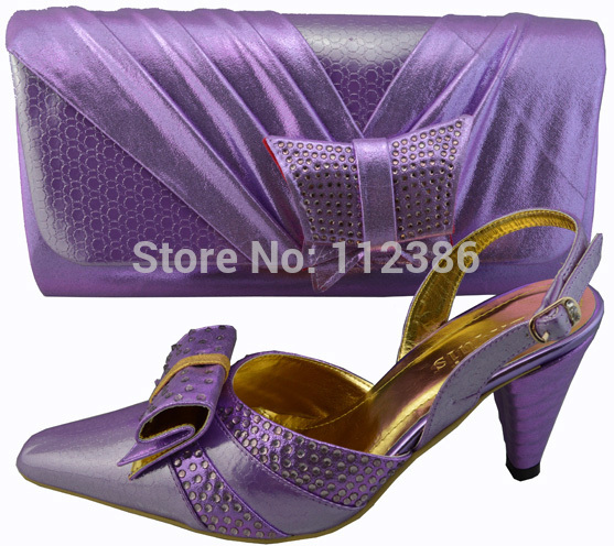 African Fashion italian Shoes and Matching Bags set,with plenty stone ...