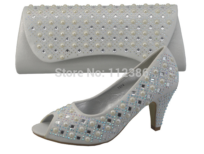 2014 new style special nice design wholesale shoe and matching bag for hot sale with free