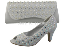 2014 new style special nice design wholesale shoe and matching bag for hot sale with free shipping by DHL