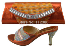 Wholesale Italian shoe and bag matching , fashion style shoe and bag to match with free shipping by DHLorange