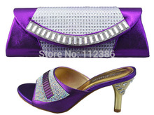 Elegant wedding shoe and matching bag, Fashion heel sandal with matching bag free shipping by DHL