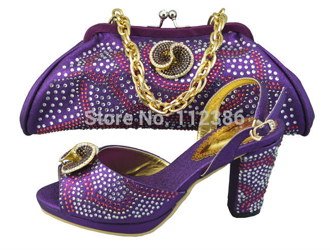 Free shipping Women shoe and matching bag with wholesale price bridal shoe and bag