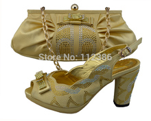 Elegant fabulous shoe and bag matching set. Wholesale shoe and bag to match with many stones for free shipping