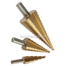 Pack of 3 HSS Steel Drilling Bits 4 to 12mm 20mm 32mm Step Power Drill Tool PTSP