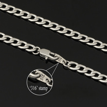 Men s Jewelry Brand 316L Titanium Steel Never Fade Classic Necklace Fashion Jewelry For Men Wholesale