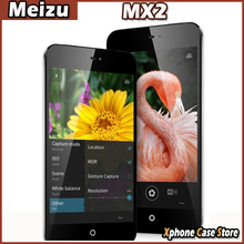 Original Meizu MX2 Mobile Phone 4.4 inch Android 4.1 SmartPhone MX5S Quad Core Cell Phones RAM 2GB ROM 16GB 3G WCDMA GSM OTG