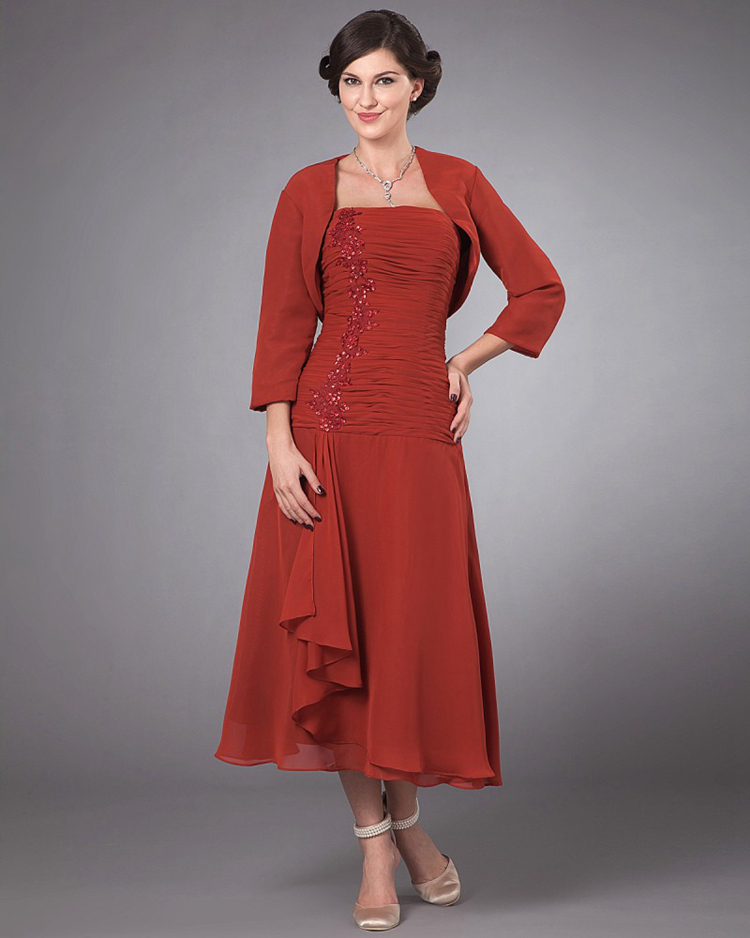 Mother Of The Bride Dresses With Jackets Plus Sizes - Ocodea.com