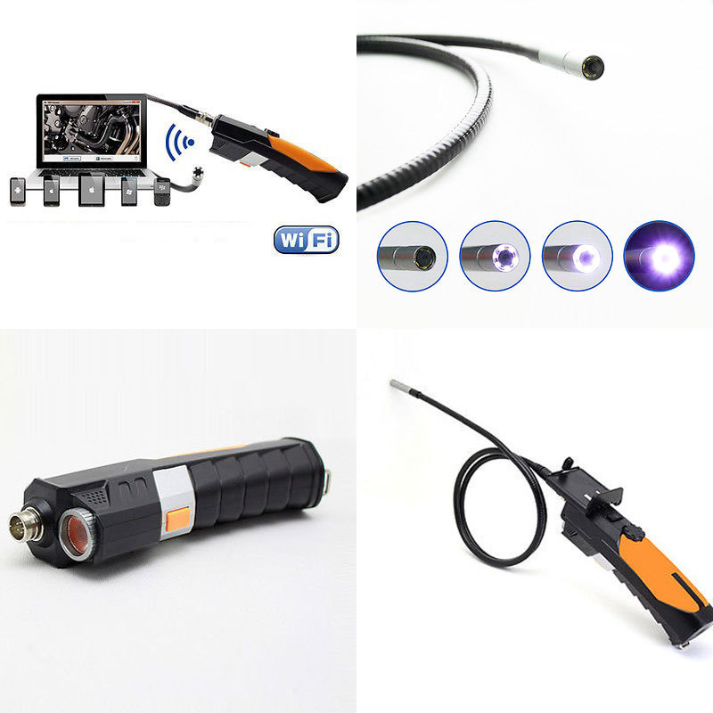 HD 720P Wireless WIFI Endoscope Inspection Borescope Snake Tube Camera Support Smartphone
