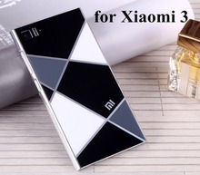 Hot Sale New Arrival Plastic Back Cover Skin Case for Xiaomi 3 M3 Mi3 M 3 3S MIUI, Free Shipping