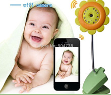 Baby Monitor Wifi IP Camera DVR Night Vision Mic For IOS System Andriod Smartphone Free shipping