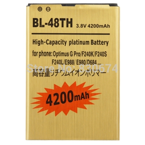 BL 48TH 4200mAh Mobile Phone Replacement Mobile Phone Battery for LG Optimus G Pro F240K F240S