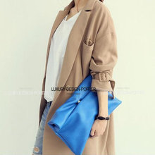 Fashion Large Fold up Roll up Women handbag Envelope Leatherette CLUTCH IT bag Bolsa Multi Color